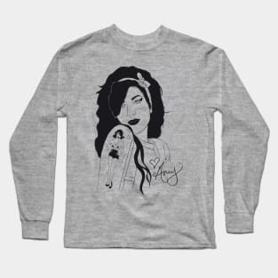 AmyWhinehouse Long Sleeve T-Shirt